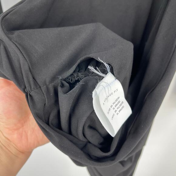 A VINTAGE FIT | Hooded Cut Out Dress in Black Mini Gothic Backless S - Picture 10 of 15